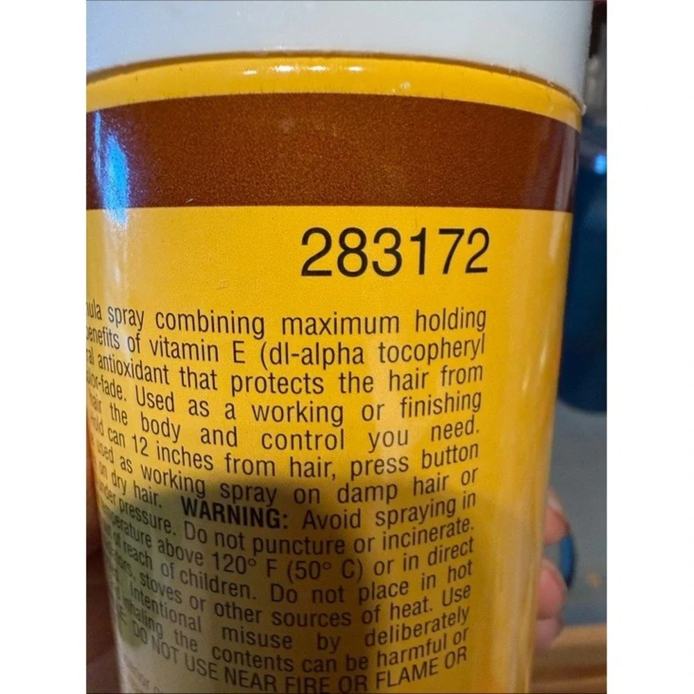 Lamaur Vita/e Maximum Hold Hair Spray Vitamin E 12oz 340g Full Can